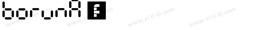 boruna 字体下载字体转换